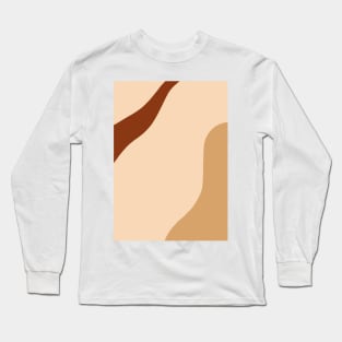 Abstract Earth Tones 3.6 Long Sleeve T-Shirt
